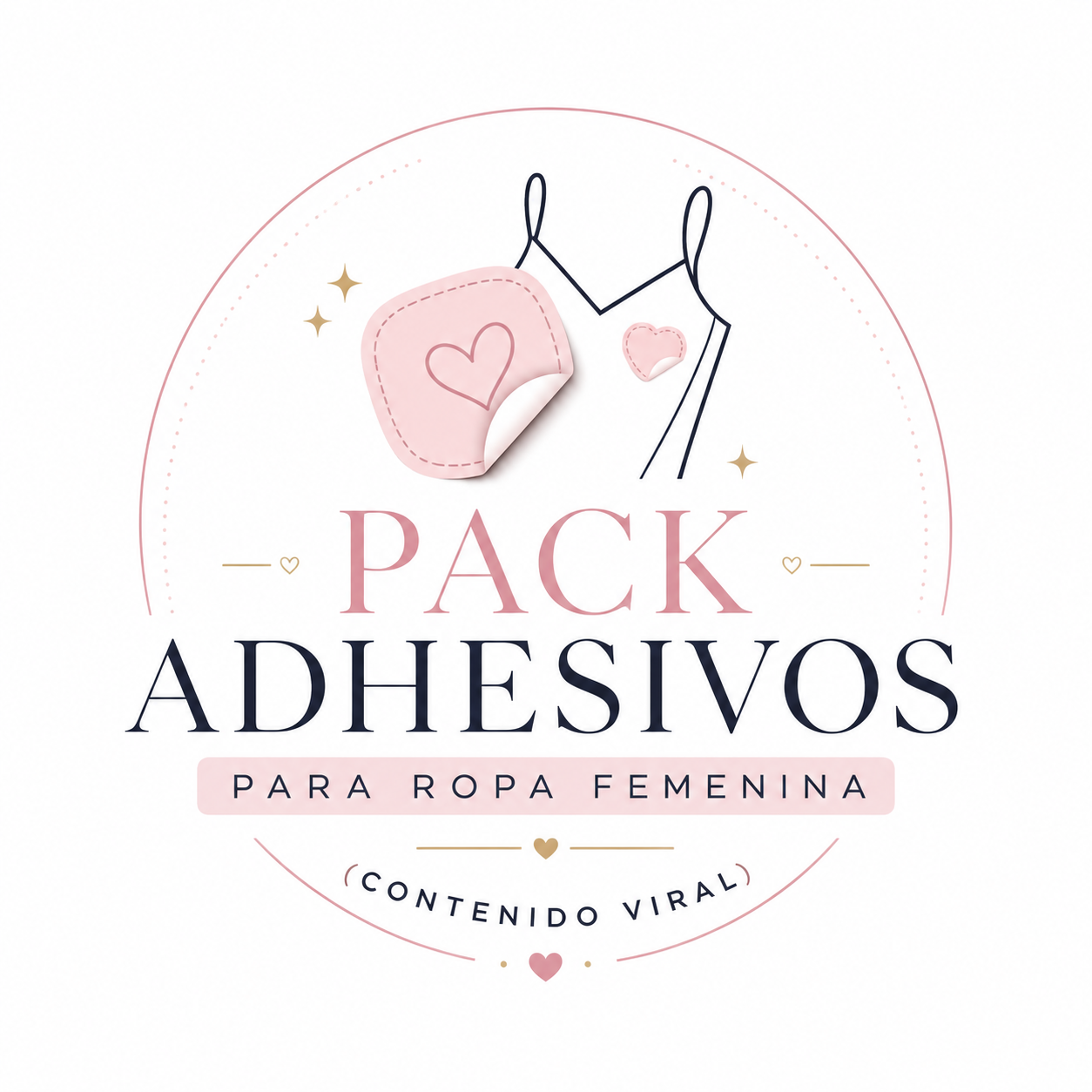 Pack Adhesivos para Ropa Femenina